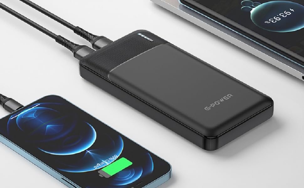 G-Power-Brilliance-10000mAh-Power-Bank-with-Display-Black-GP001-Lithium-Battery-Number-of-Ports-3-rlm